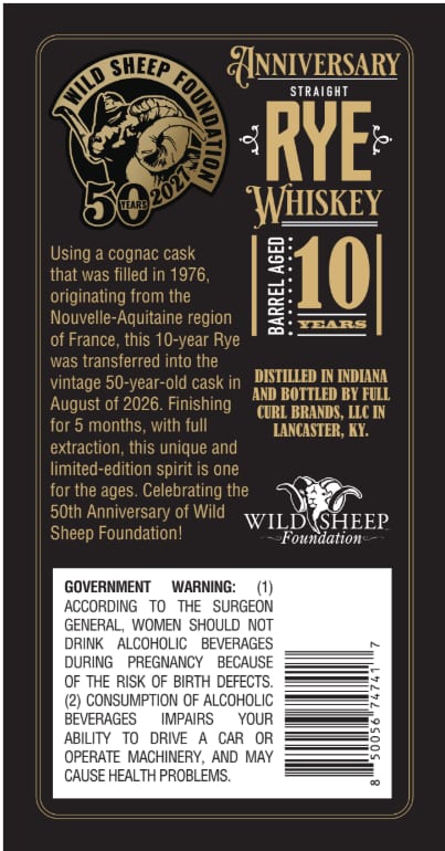 Wild Sheep Foundation label image 2