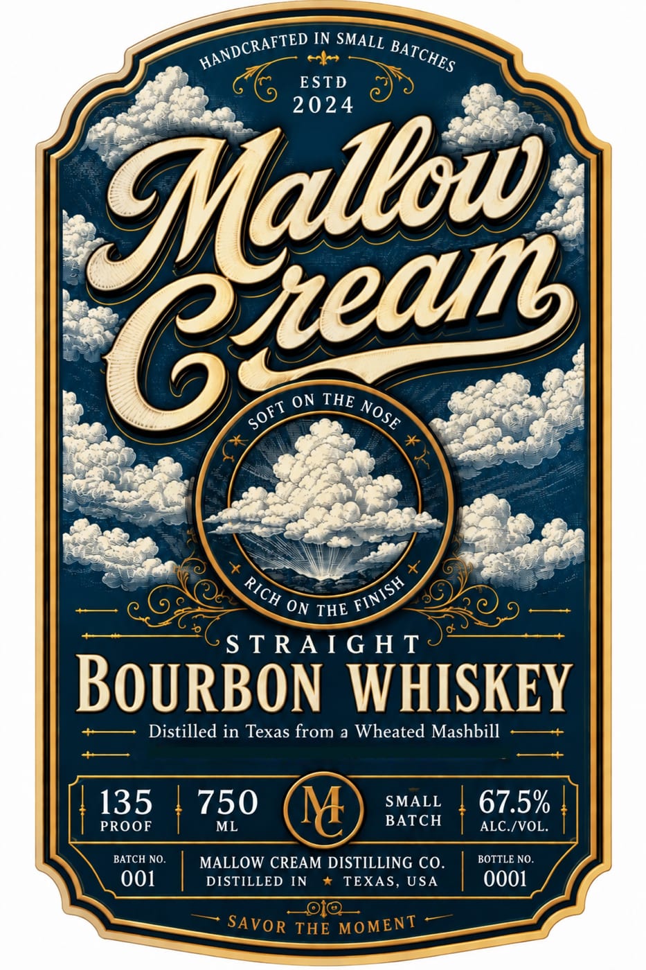 Mallow Cream label