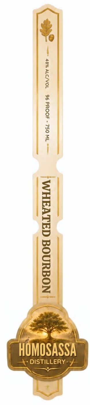 White Oak Wheated Bourbon label image 3