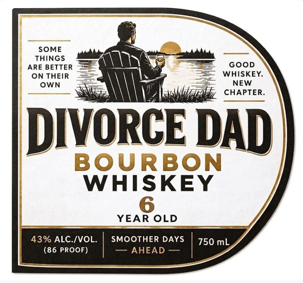 Divorce Dad label