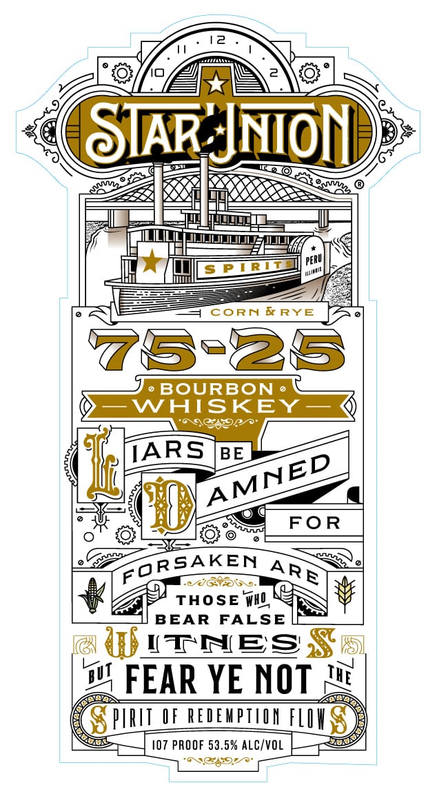 Star Union Spirits label