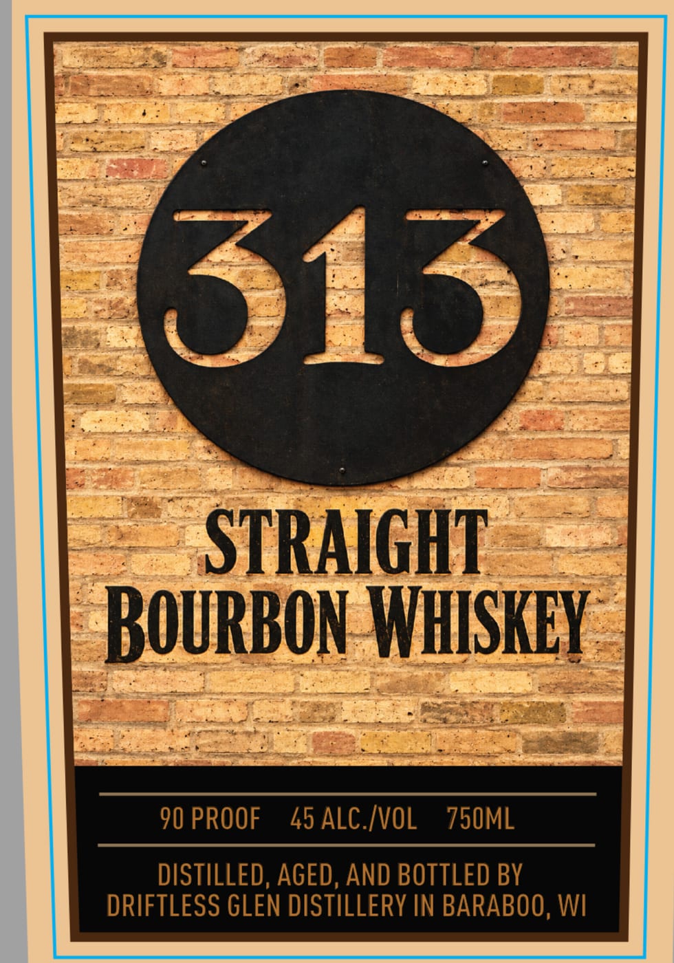 313 label