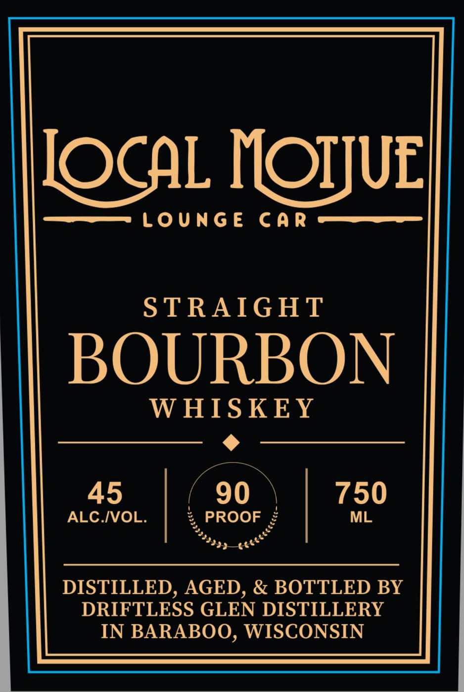 Local Motive Lounge Car label