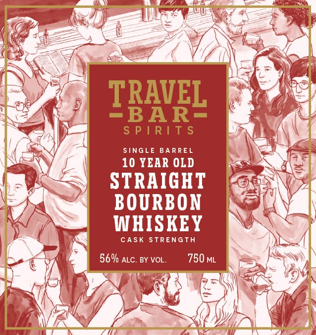 Travel Bar Spirits label