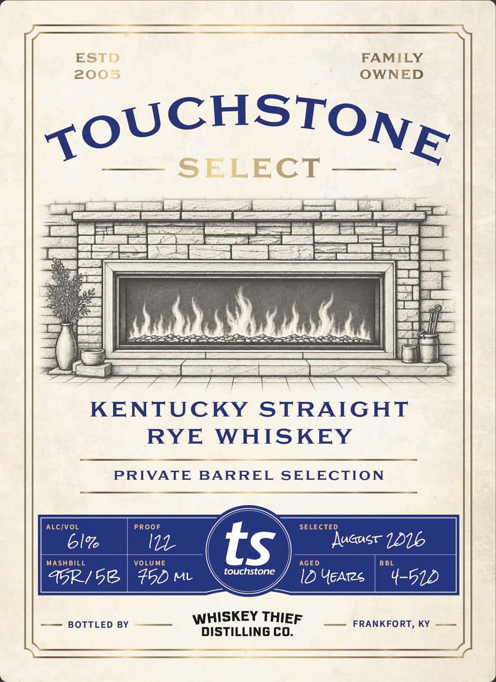 Whiskey Thief Distilling CO. label