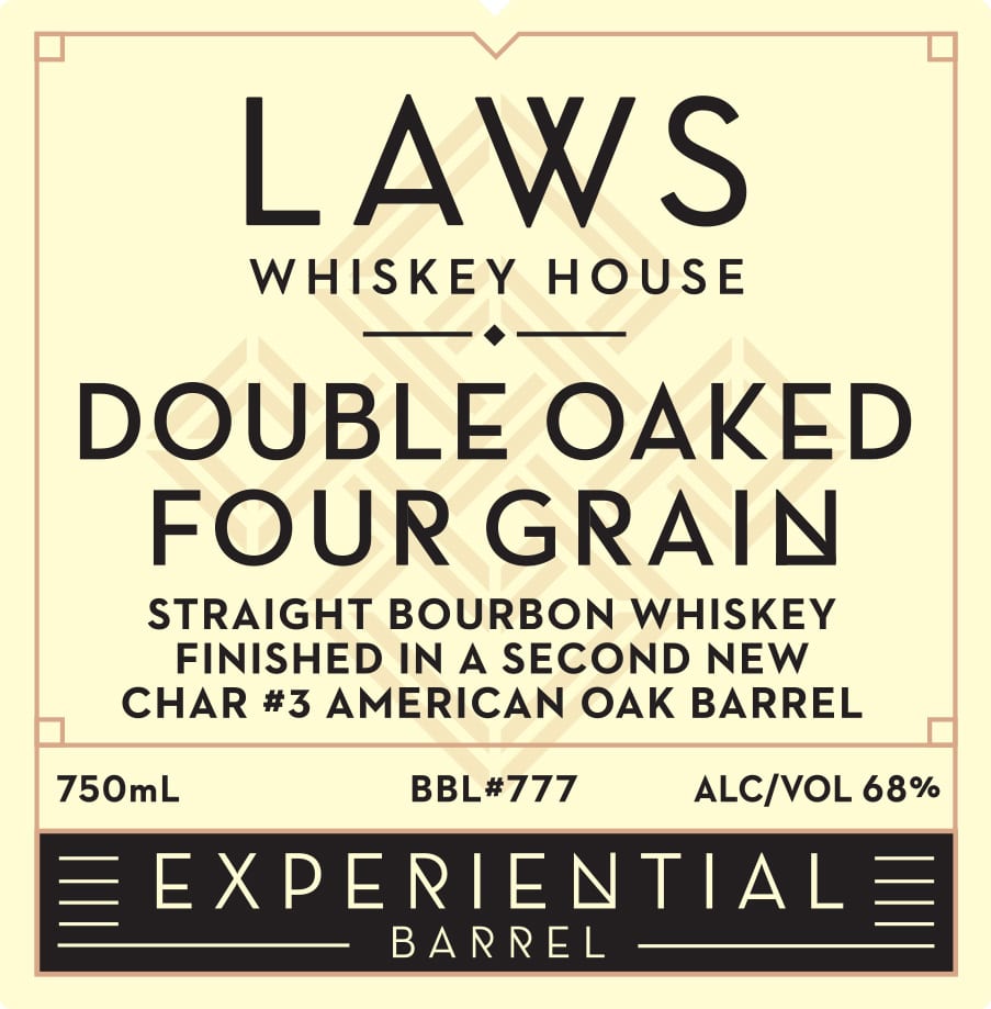 Laws Whiskey House label