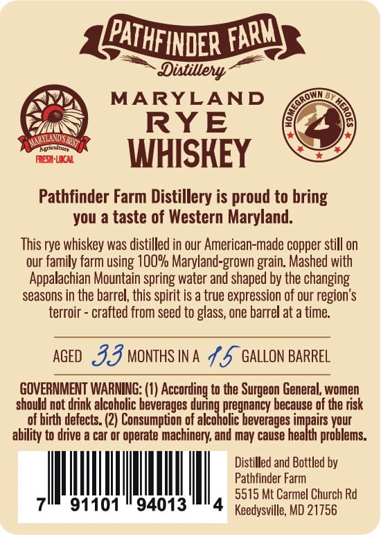 Pathfinder Farm label image 2