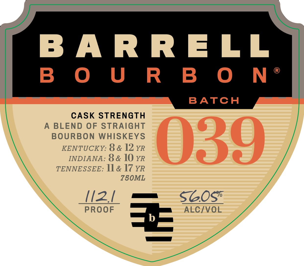 Barrell Bourbon label