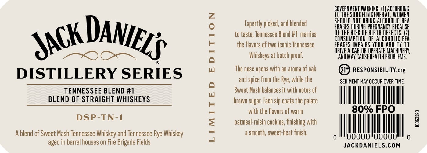 Jack Daniel's label
