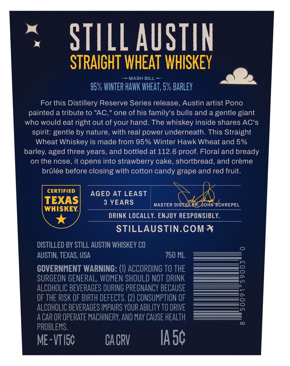 Still Austin Distillery Exclusive label image 2