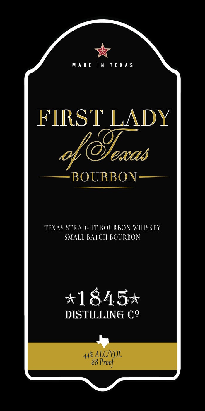 First Lady Of Texas label