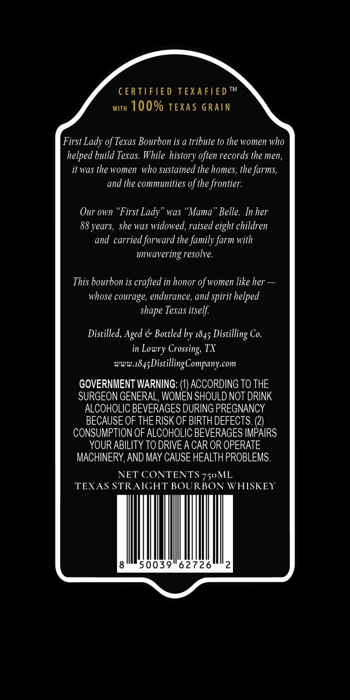 First Lady Of Texas label image 2
