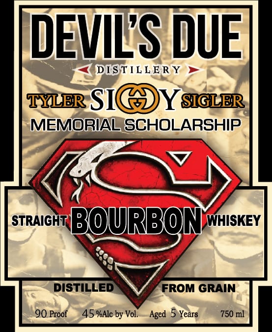 Devil's Due Distillery label