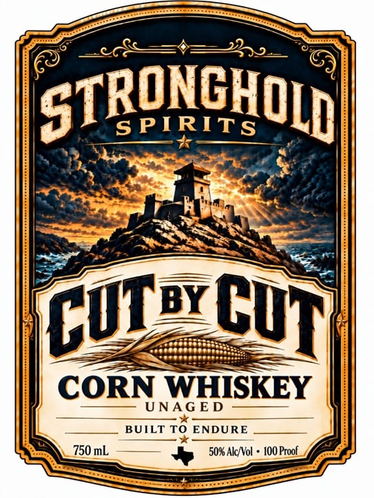 Stronghold Spirits label