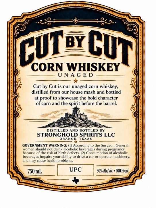 Stronghold Spirits Cut By Cut label image 2