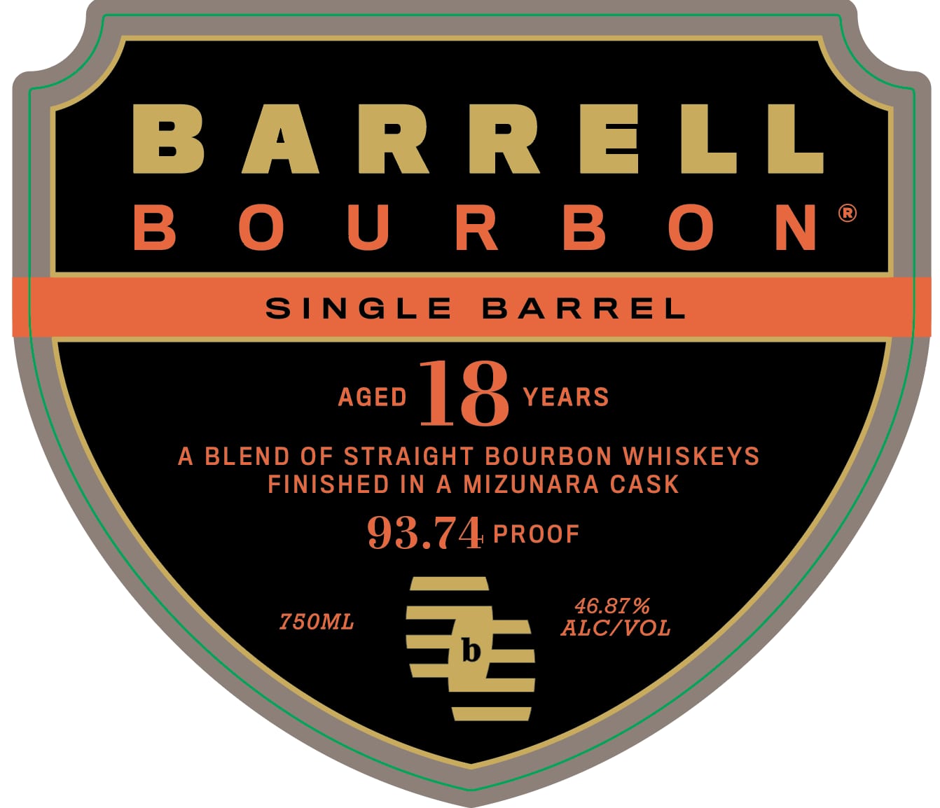 Barrell Bourbon label