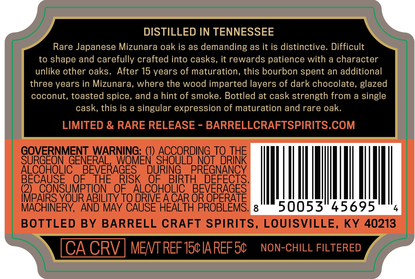 Barrell Bourbon label image 2