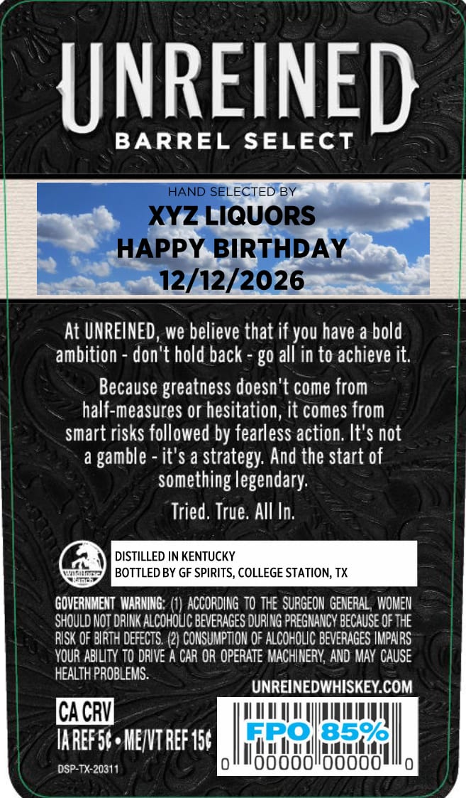 Unreined Barrel Select label image 3