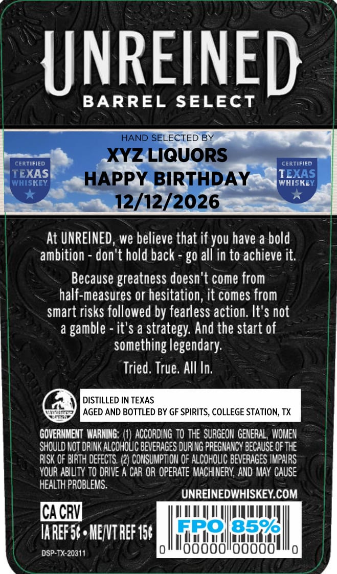 Unreined Barrel Select label image 2