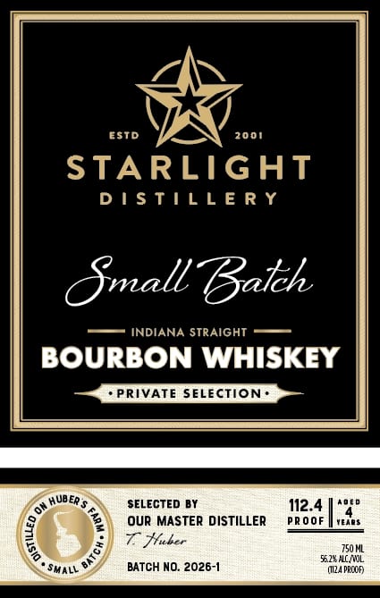 Starlight Distillery label
