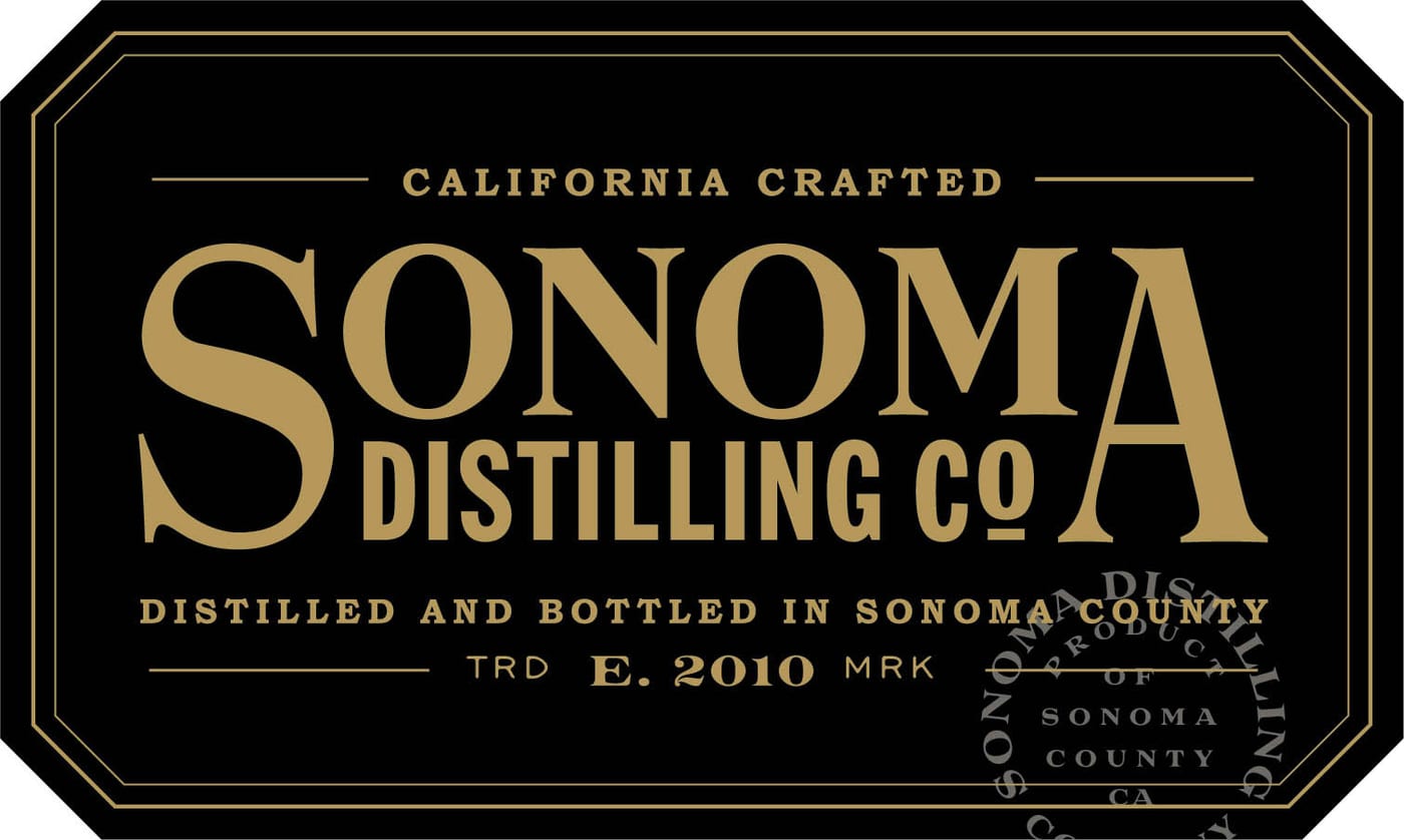 Sonoma Distilling Company label