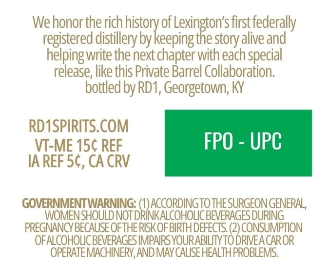 Rd One label image 3
