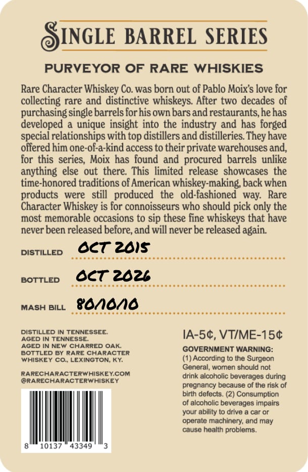 Rare Character label image 2