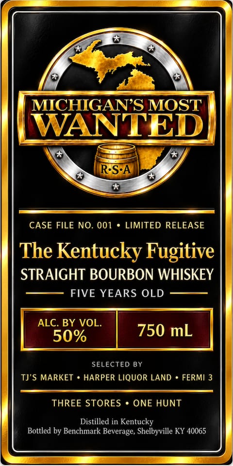 Michigan's Most Wanted label