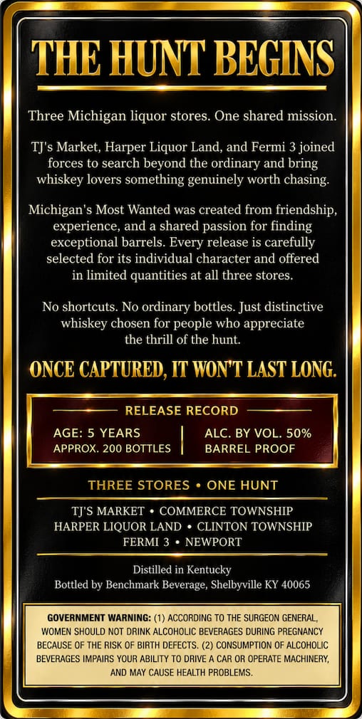 Michigan's Most Wanted label image 2