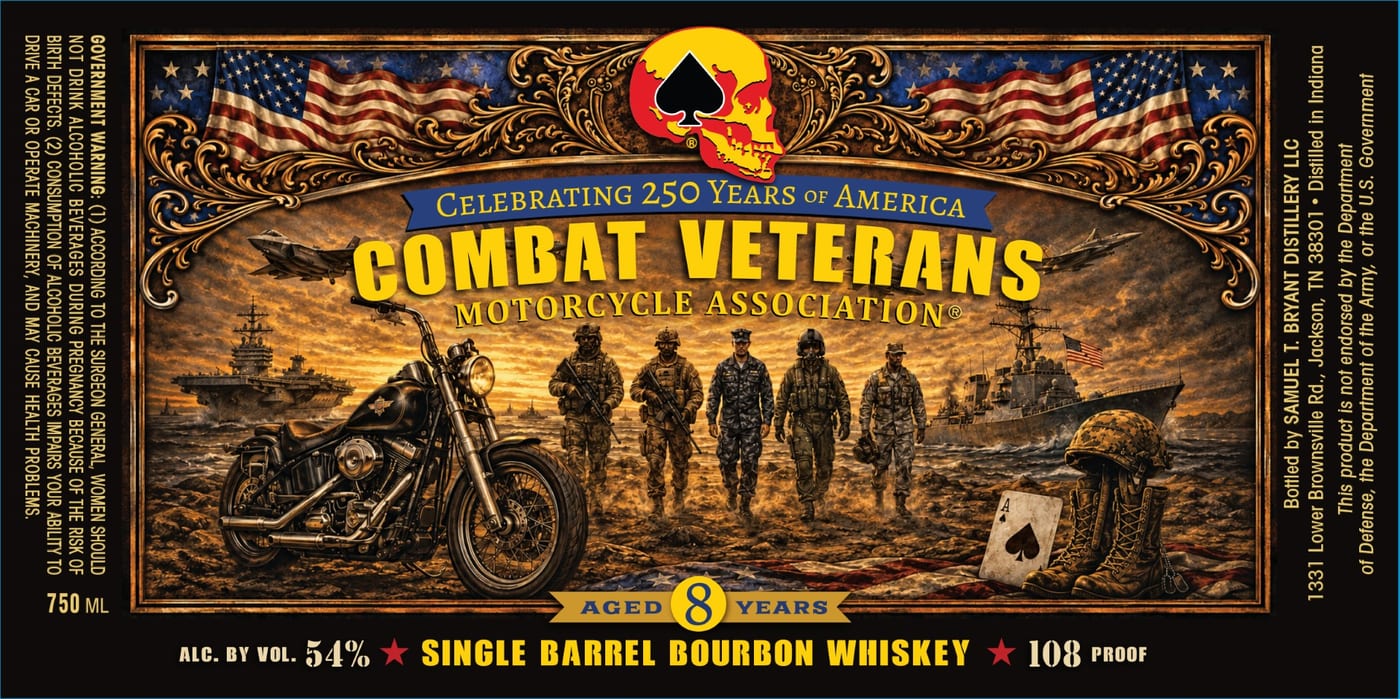 Bourbon label