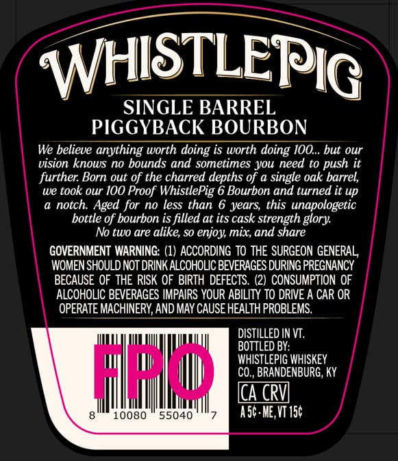 Whistlepig label image 4