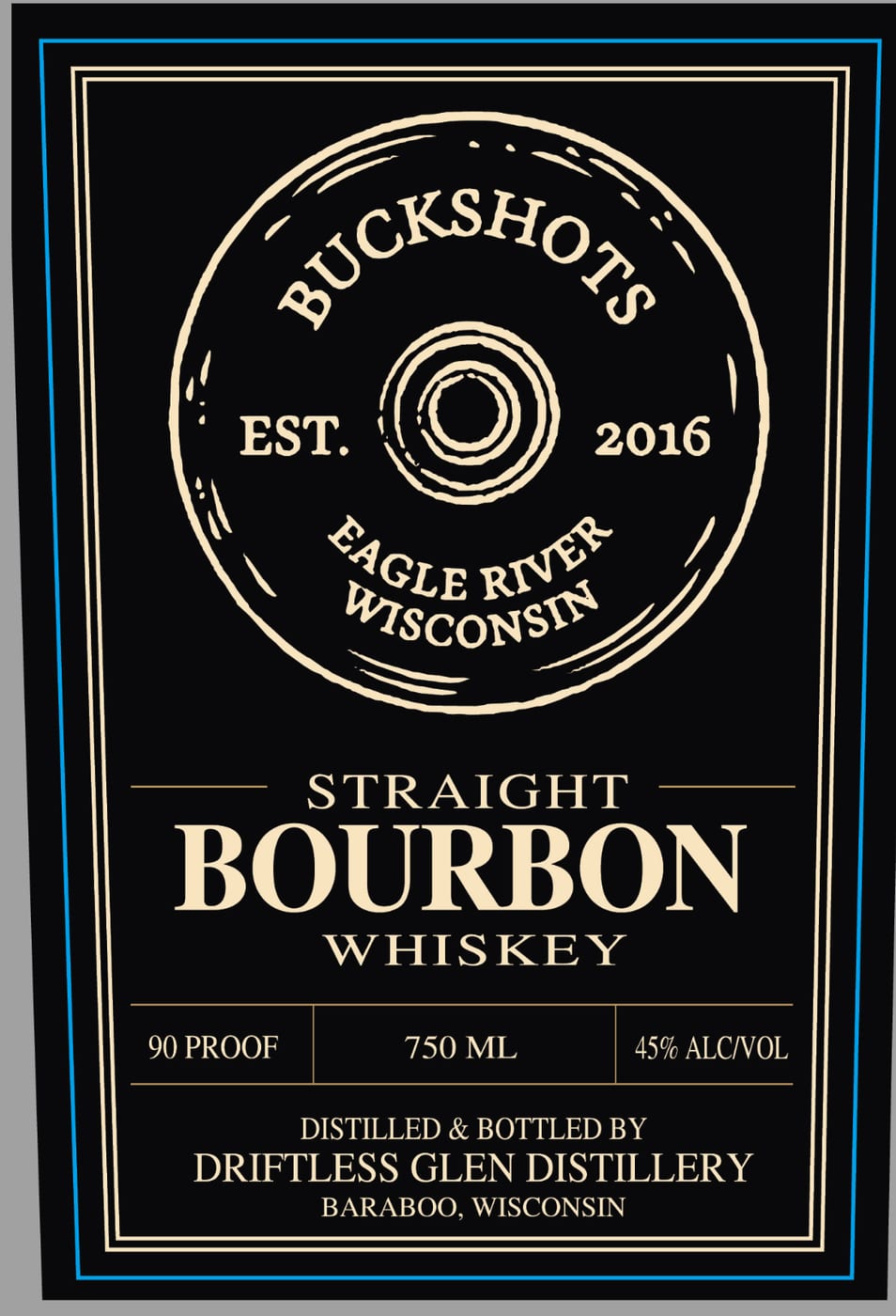 Buckhots label