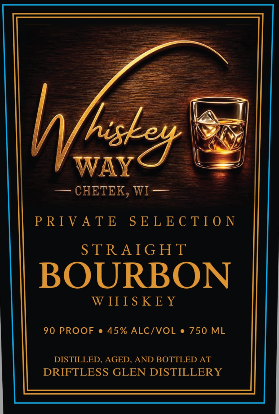 Whiskey Way label