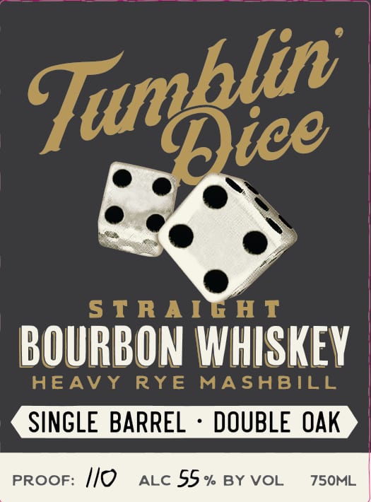 Tumblin Dice label