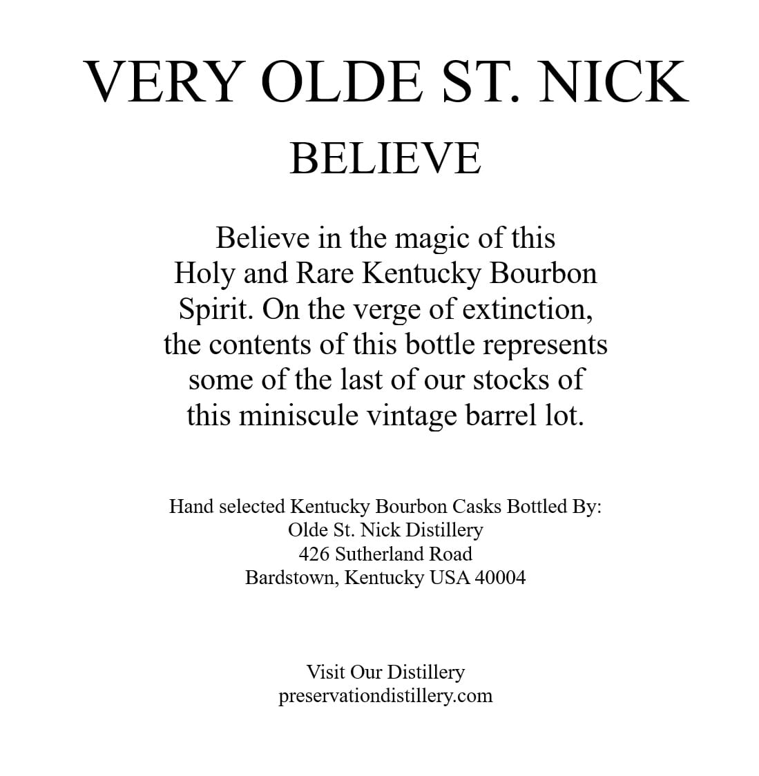 Very Olde St. Nick label image 2